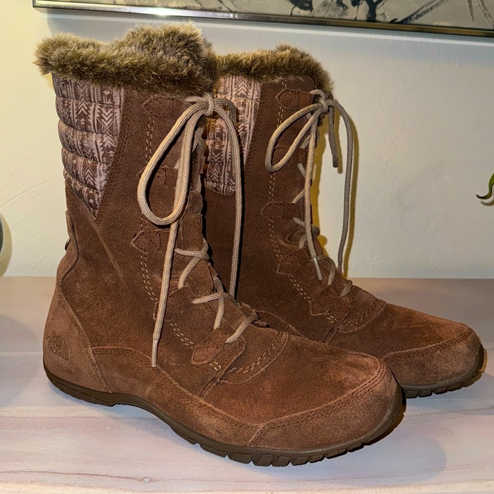 THE NORTH FACE Nuptse Purna Boots SZ 10